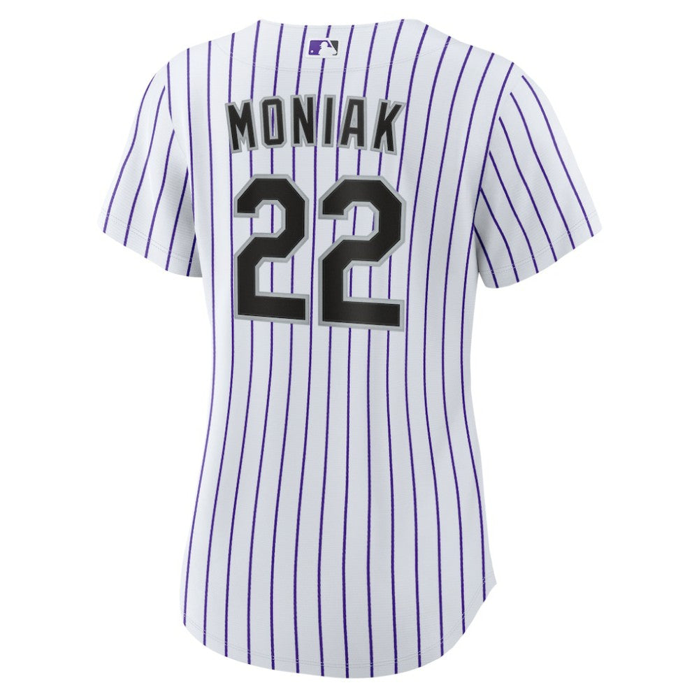 Mickey Moniak Colorado Rockies Women's Home Replica Jersey White