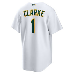 Denzel Clarke Athletics Home Replica Jersey White