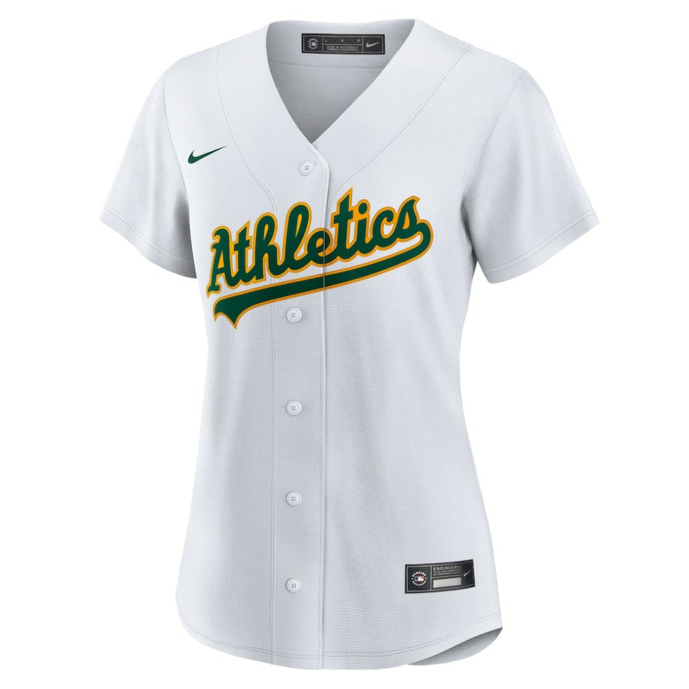 Denzel Clarke Athletics Women's Home Replica Jersey White