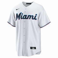 Liam Hicks Miami Marlins Home Replica Jersey White