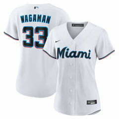 Eric Wagaman Miami Marlins Women's Home Replica Jersey White