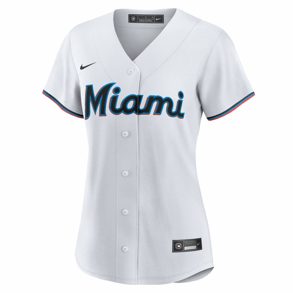 Liam Hicks Miami Marlins Women's Home Replica Jersey White