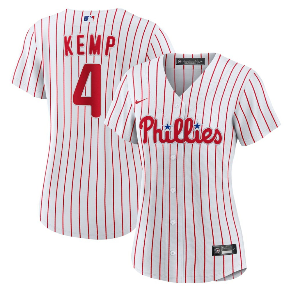 Otto Kemp Philadelphia Phillies Women's Home Replica Jersey White