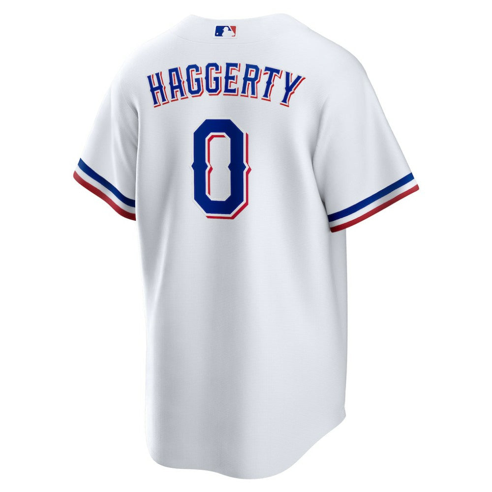 Sam Haggerty Texas Rangers Home Replica Jersey White