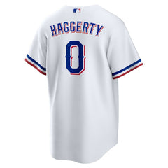 Sam Haggerty Texas Rangers Home Replica Jersey White