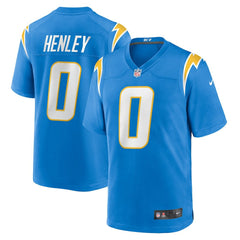 Daiyan Henley Los Angeles Chargers Team Game Jersey - Powder Blue cheap