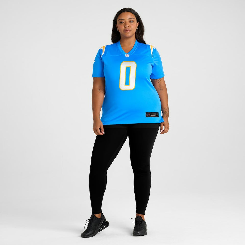 Daiyan Henley Los Angeles Chargers Women's Team Game Jersey - Powder Blue on sale