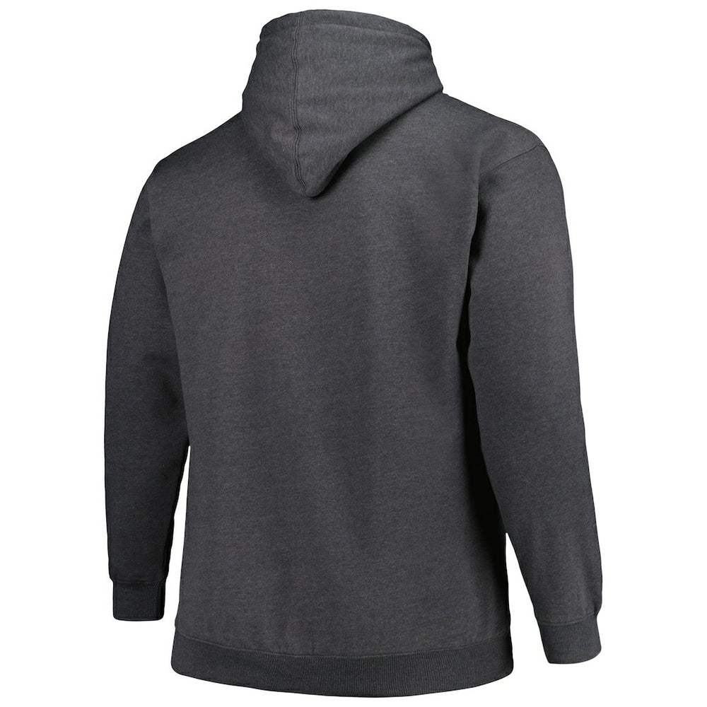 Carolina Panthers Big & Tall Pullover Hoodie - Heather Charcoal cheap