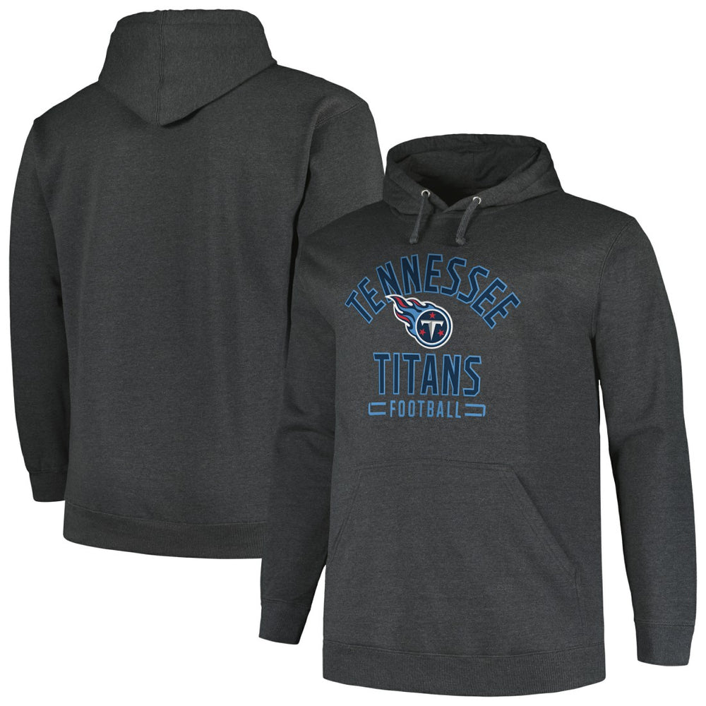 Tennessee Titans Big & Tall Pullover Hoodie - Heather Charcoal on sale