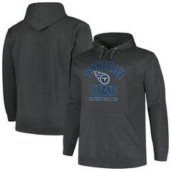 Tennessee Titans Big & Tall Pullover Hoodie - Heather Charcoal on sale