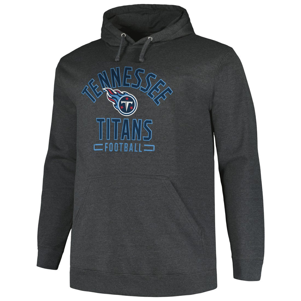 Tennessee Titans Big & Tall Pullover Hoodie - Heather Charcoal on sale