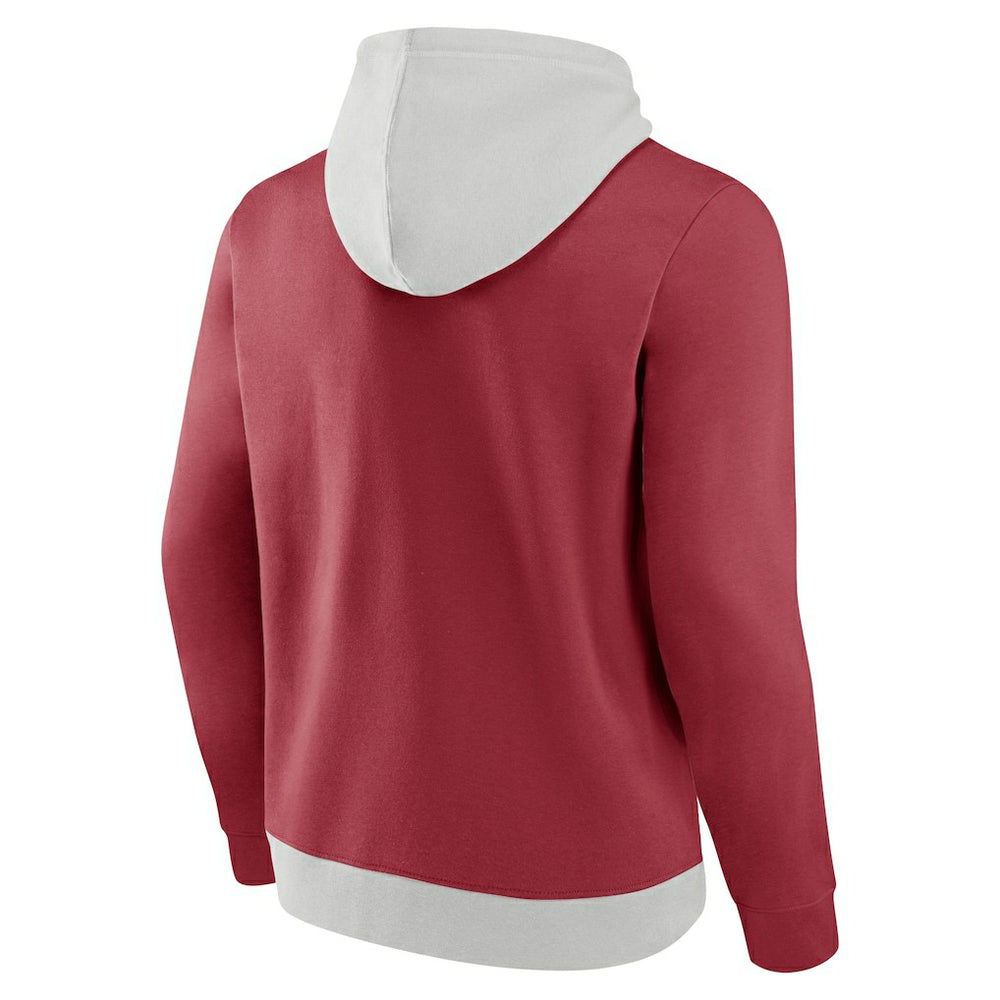 Arizona Cardinals Big & Tall Team Fleece Pullover Hoodie - Silver/Cardinal online