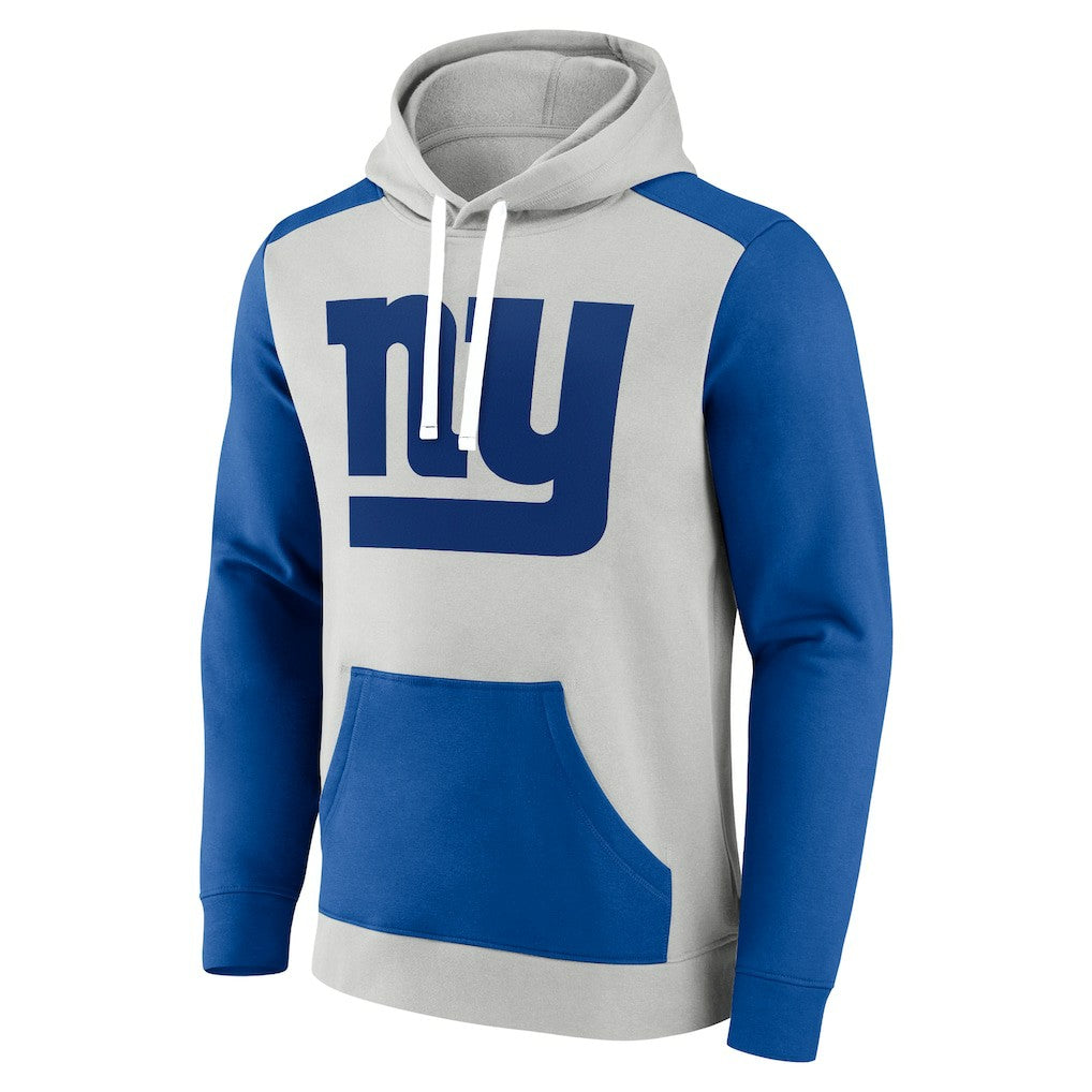New York Giants Big & Tall Team Fleece Pullover Hoodie - Silver/Royal sale