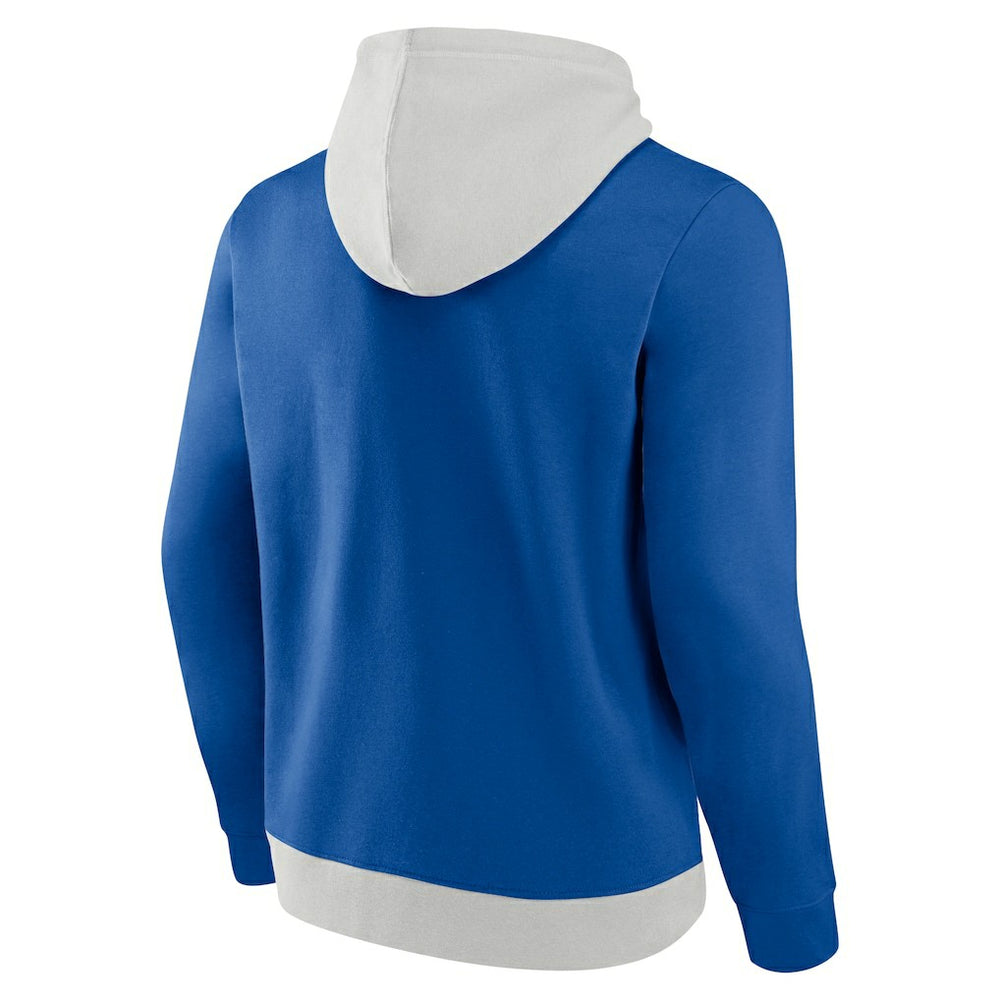 New York Giants Big & Tall Team Fleece Pullover Hoodie - Silver/Royal sale