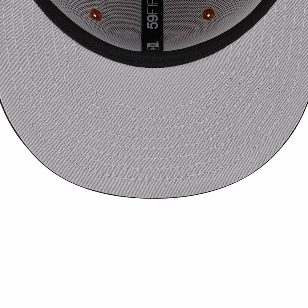 Brooklyn Nets Two-Tone 59FIFTY Fitted Hat - Rust/Black cheap