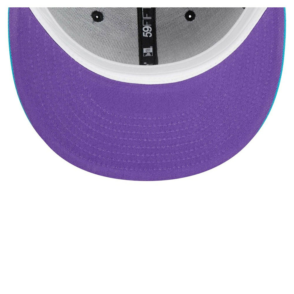 Brooklyn Nets Arcade Scheme 59FIFTY Fitted Hat - Black/Turquoise online
