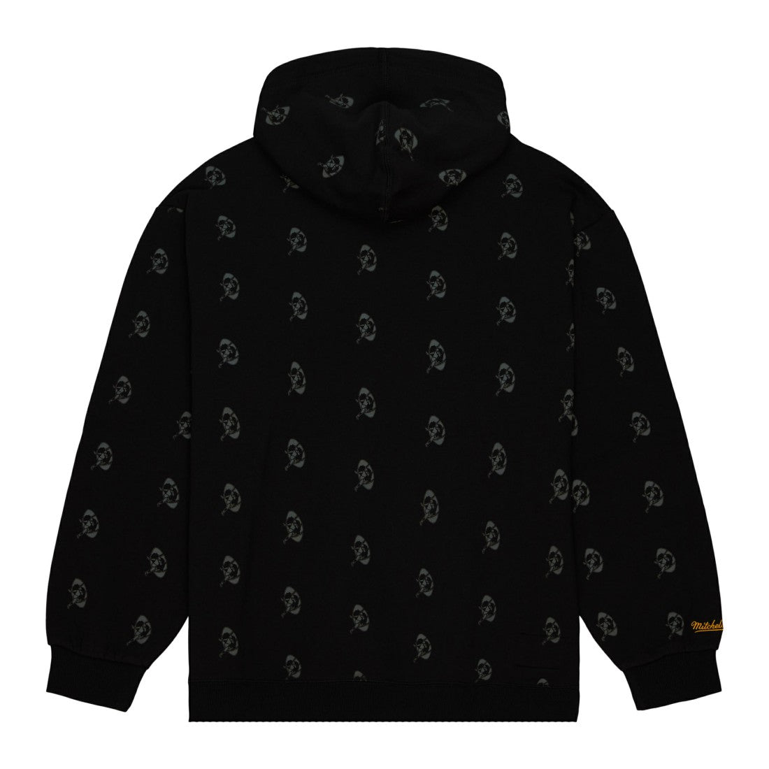 Green Bay Packers Allover Print Fleece Pullover Hoodie - Black discount