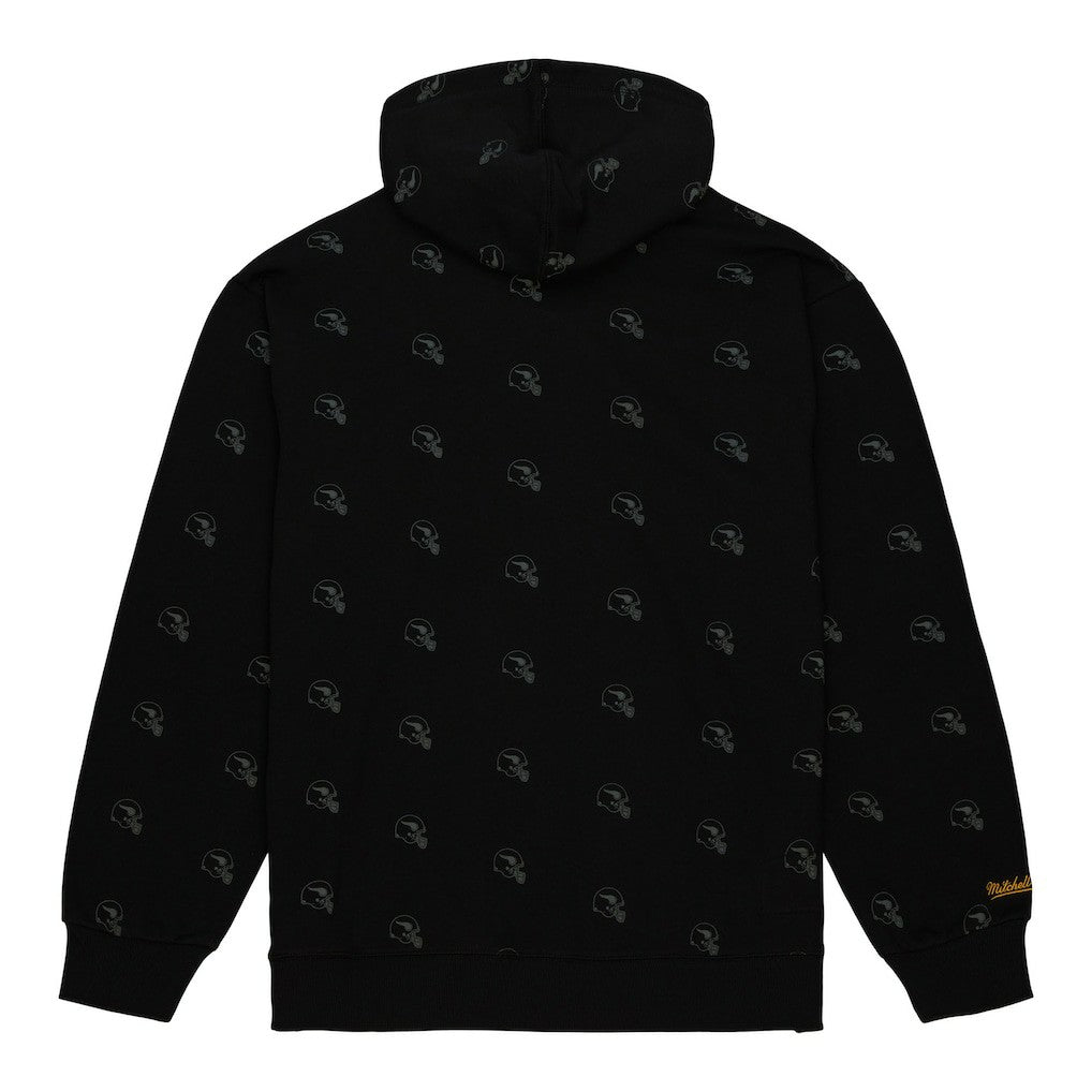 Minnesota Vikings Allover Print Fleece Pullover Hoodie - Black cheap