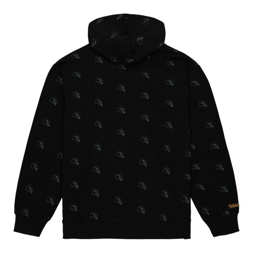 Minnesota Vikings Allover Print Fleece Pullover Hoodie - Black cheap