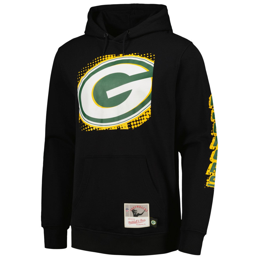 Green Bay Packers Gridiron Classics Big Face 7.0 Pullover Hoodie - Black outlet