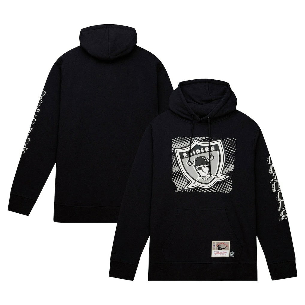 Las Vegas Raiders Gridiron Classics Big Face 7.0 Pullover Hoodie - Black sale