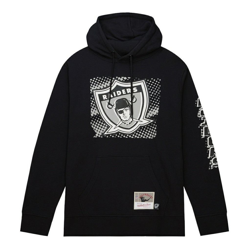 Las Vegas Raiders Gridiron Classics Big Face 7.0 Pullover Hoodie - Black sale