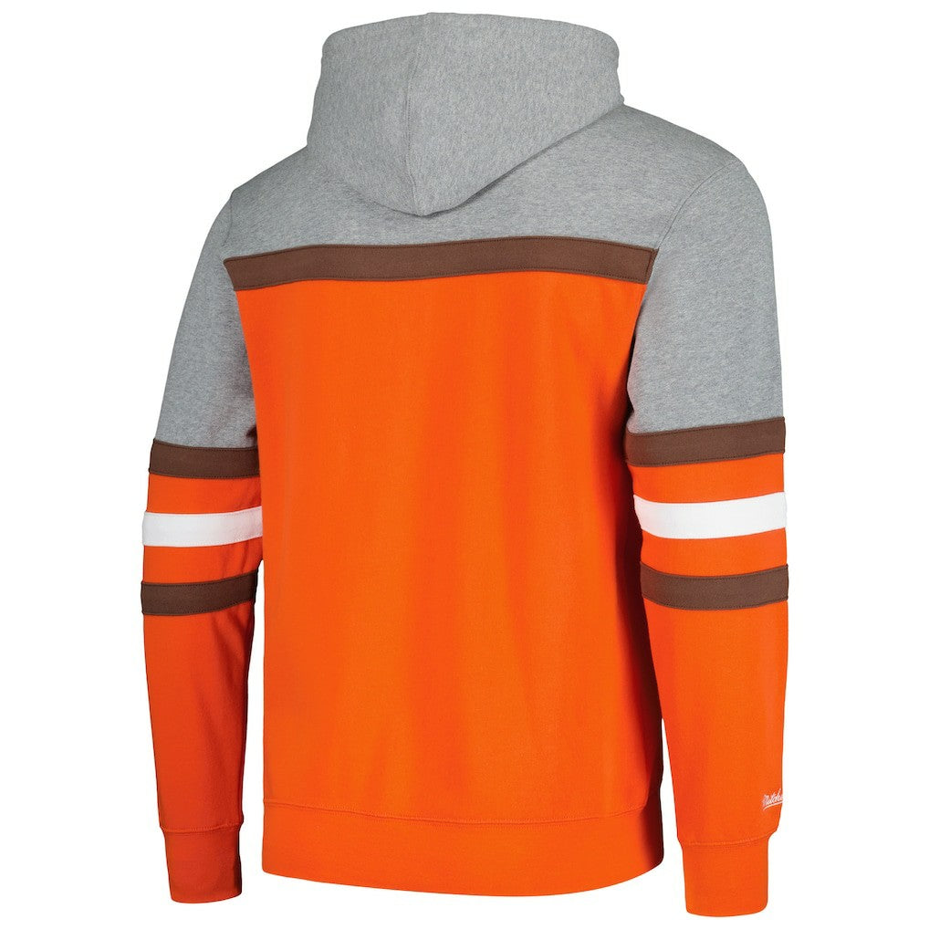 Cleveland Browns Head Coach Pullover Hoodie - Orange/Heather Gray for sale