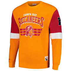 Tampa Bay Buccaneers Gridiron Classics Allover 3.0 Pullover Sweatshirt - Orange for sale