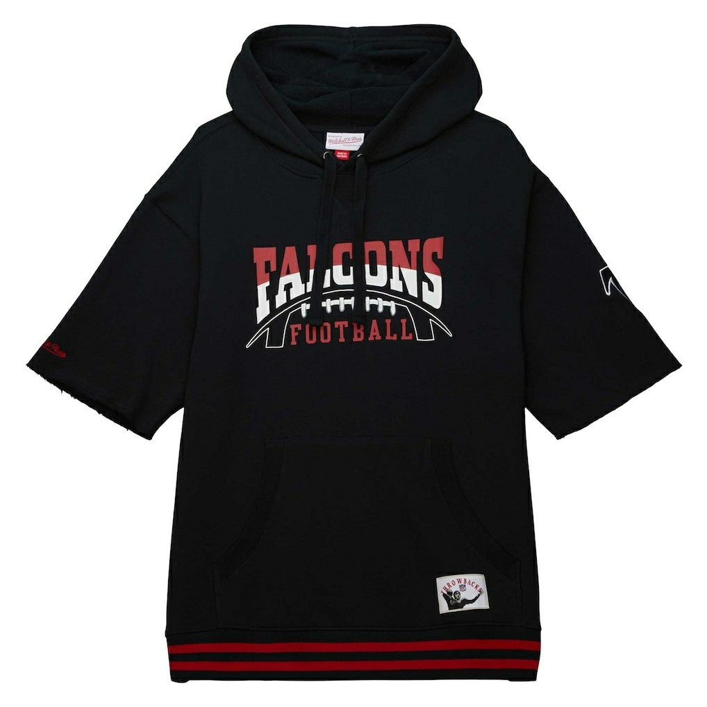 Atlanta Falcons Pre-Game Short Sleeve Pullover Hoodie - Black online