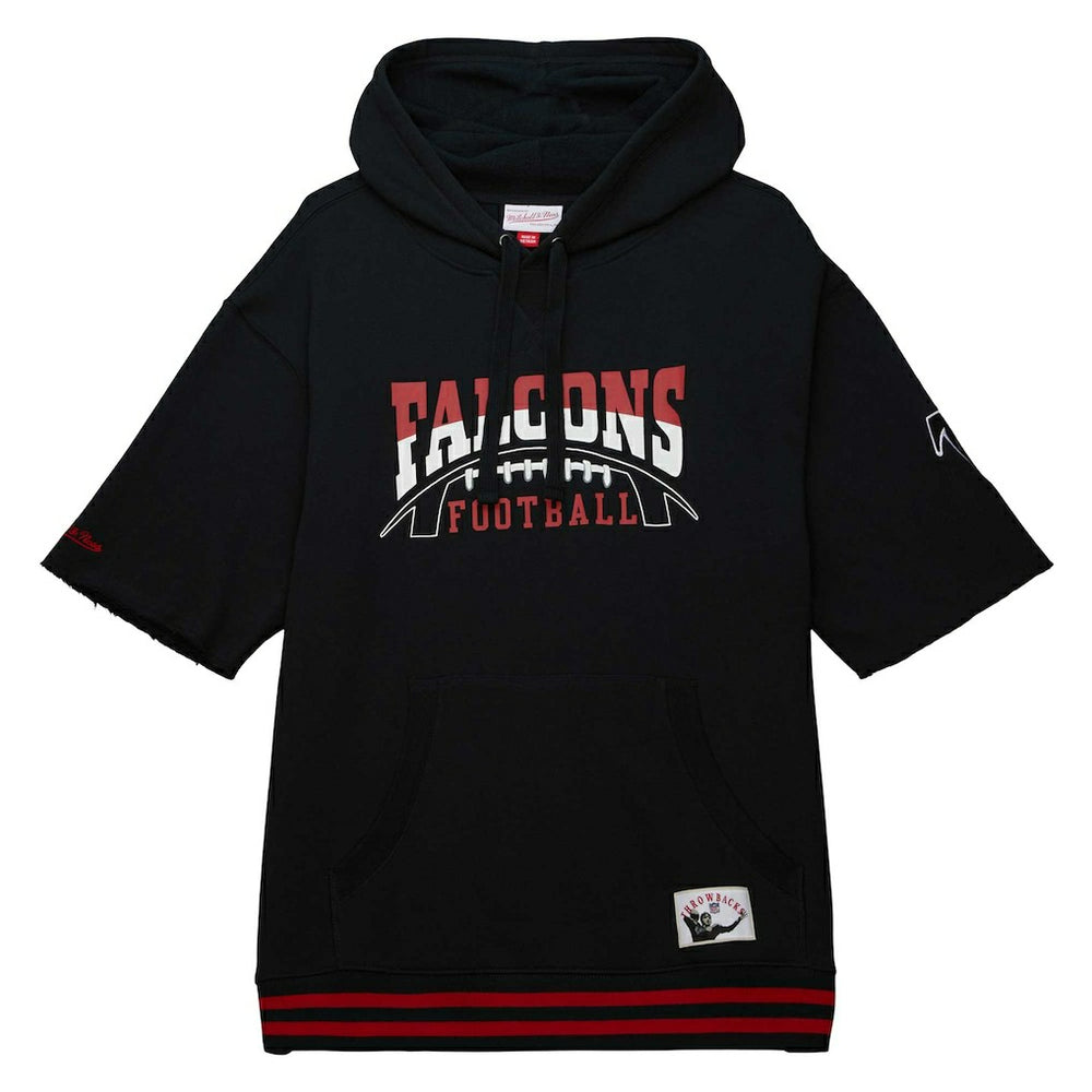 Atlanta Falcons Pre-Game Short Sleeve Pullover Hoodie - Black online