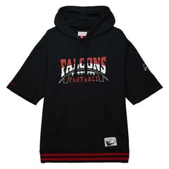 Atlanta Falcons Pre-Game Short Sleeve Pullover Hoodie - Black online