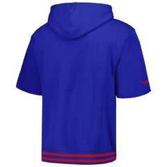 Buffalo Bills Pre-Game Short Sleeve Pullover Hoodie - Royal sale