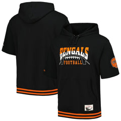 Cincinnati Bengals Pre-Game Short Sleeve Pullover Hoodie - Black online