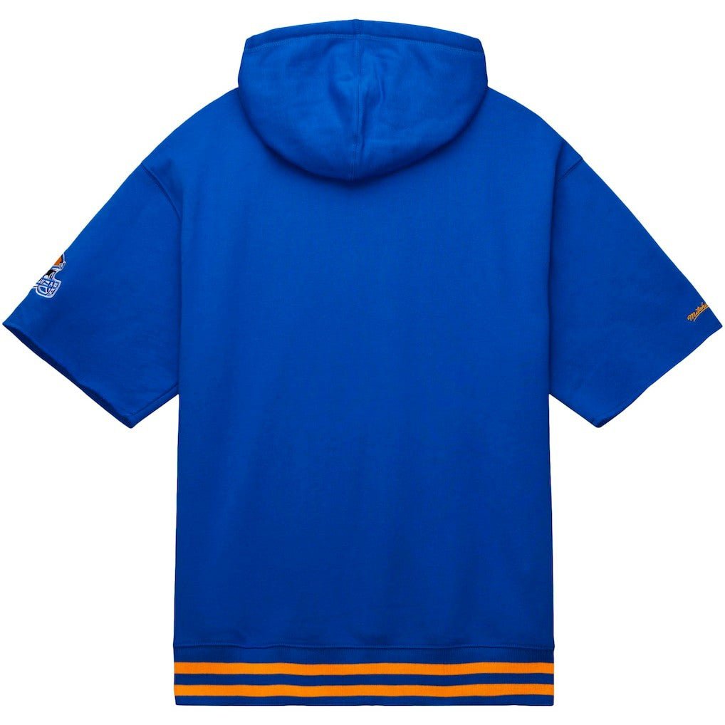 Los Angeles Rams Pre-Game Short Sleeve Pullover Hoodie - Royal outlet