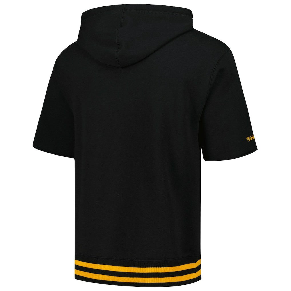 Pittsburgh Steelers Pre-Game Short Sleeve Pullover Hoodie - Black online