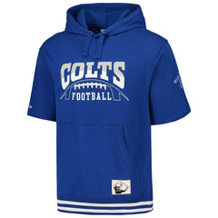Indianapolis Colts Pre-Game Short Sleeve Pullover Hoodie - Royal sale
