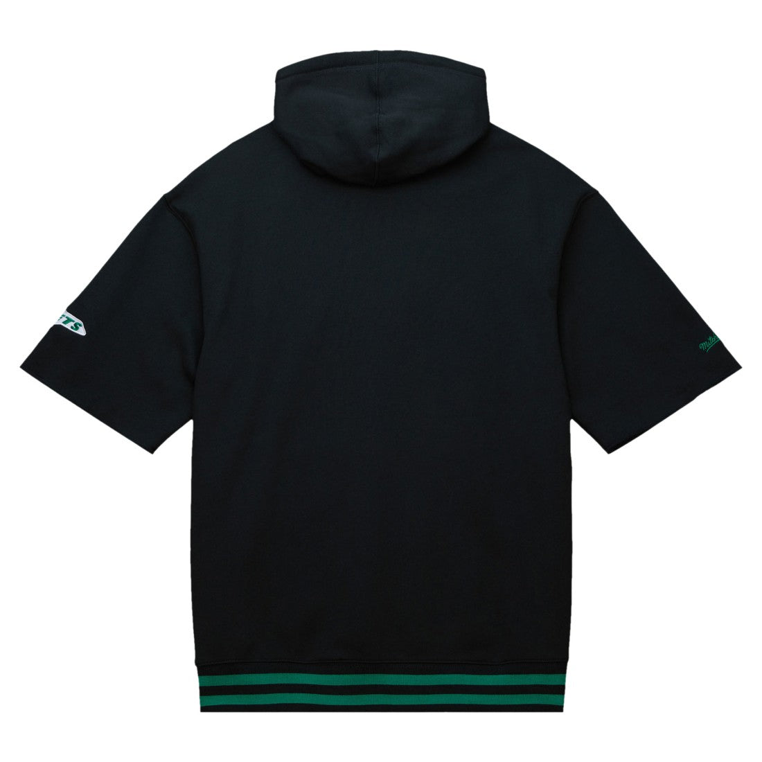 New York Jets Pre-Game Short Sleeve Pullover Hoodie - Black online