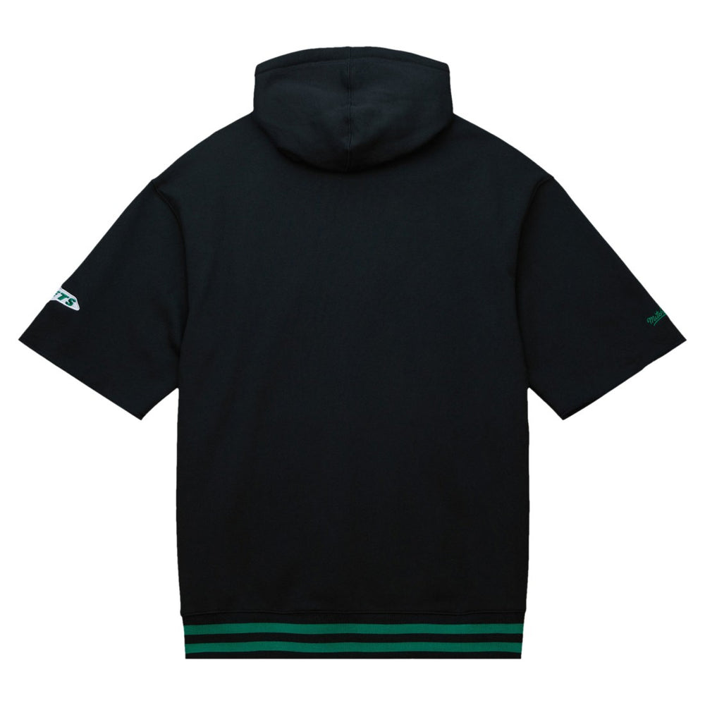 New York Jets Pre-Game Short Sleeve Pullover Hoodie - Black online