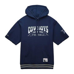 Dallas Cowboys Pre-Game Short Sleeve Pullover Hoodie - Navy cheap