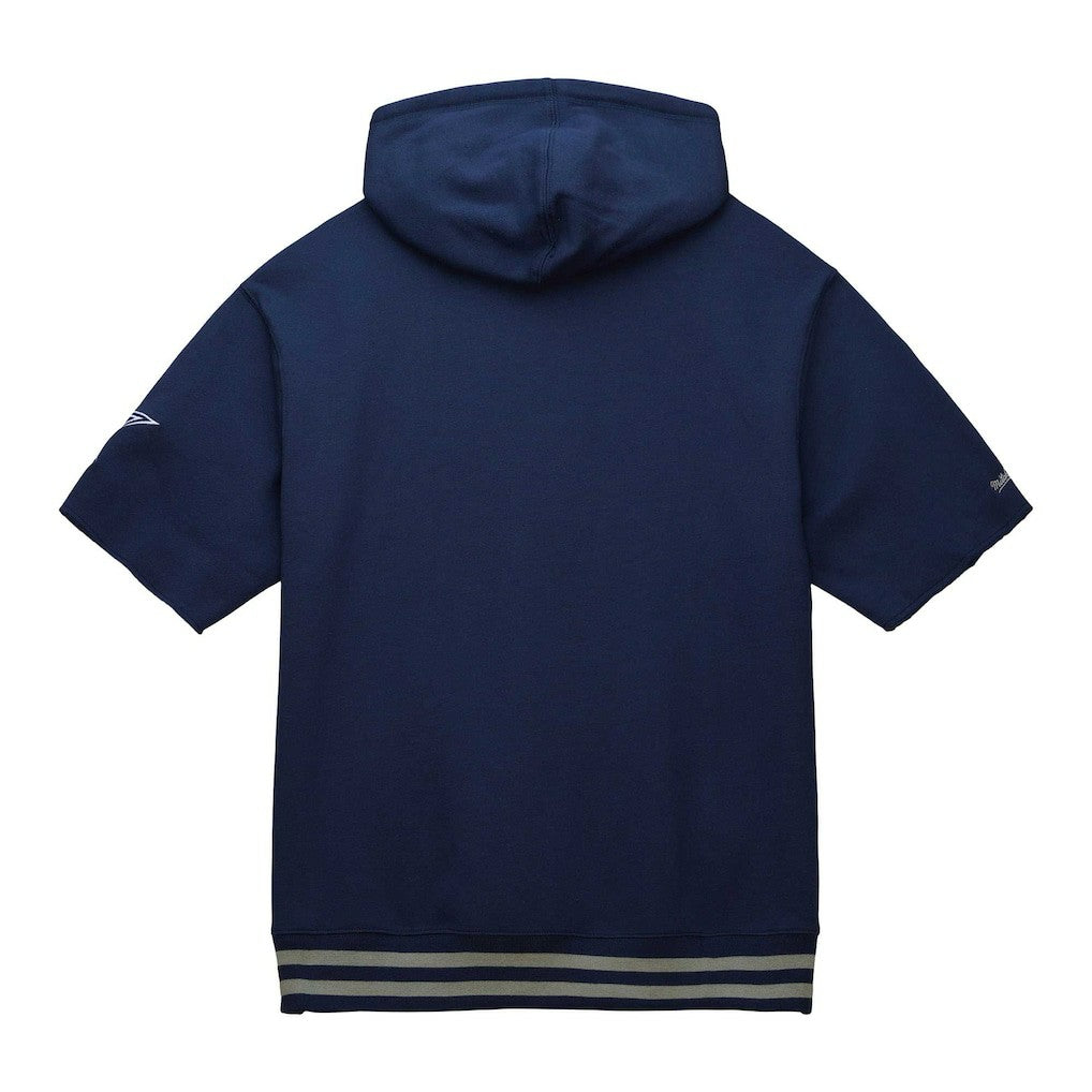 Dallas Cowboys Pre-Game Short Sleeve Pullover Hoodie - Navy cheap