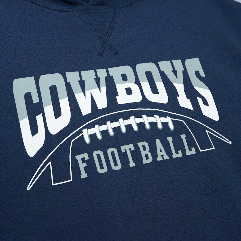 Dallas Cowboys Pre-Game Short Sleeve Pullover Hoodie - Navy cheap