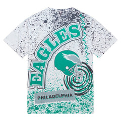 Philadelphia Eagles Team Burst Sublimated T-Shirt - White for sale