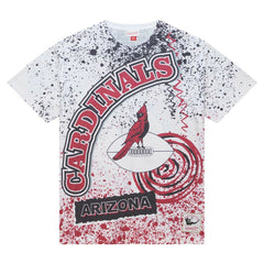 Arizona Cardinals Team Burst Sublimated T-Shirt - White on sale