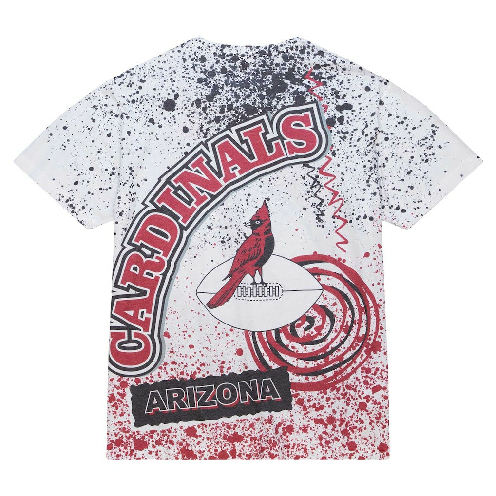 Arizona Cardinals Team Burst Sublimated T-Shirt - White on sale