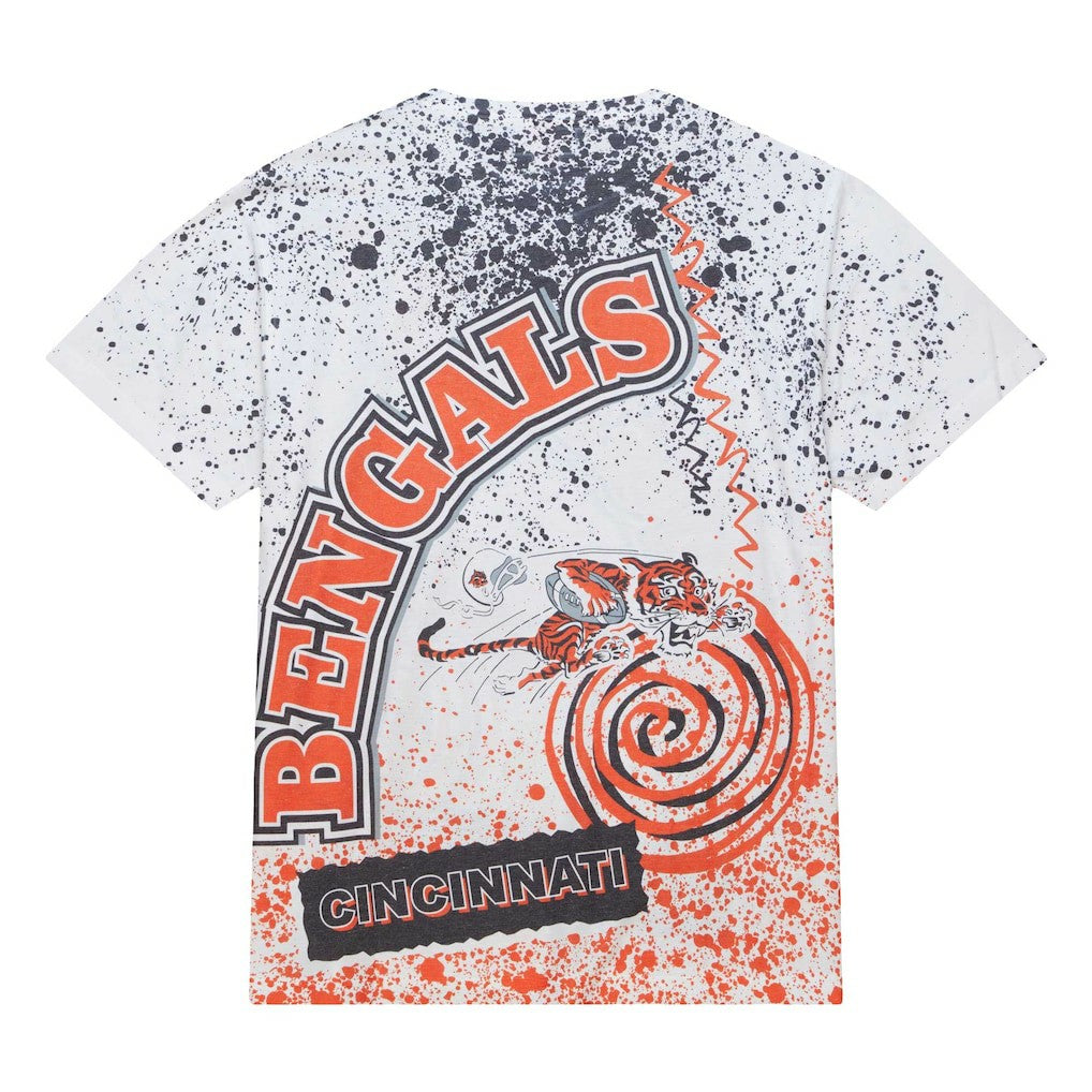 Cincinnati Bengals Team Burst Sublimated T-Shirt - White outlet