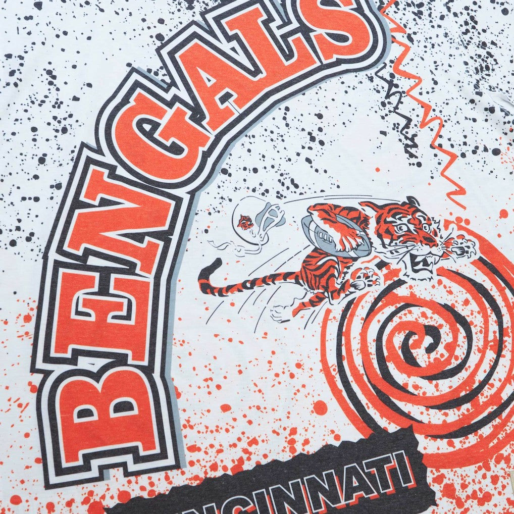 Cincinnati Bengals Team Burst Sublimated T-Shirt - White outlet