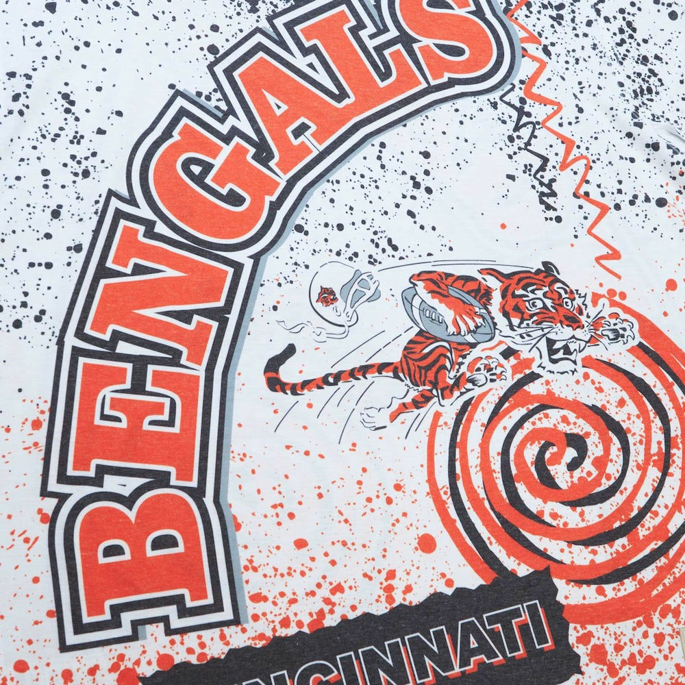 Cincinnati Bengals Team Burst Sublimated T-Shirt - White outlet