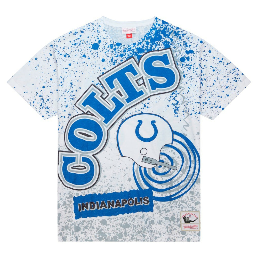 Indianapolis Colts Team Burst Sublimated T-Shirt - White cheap