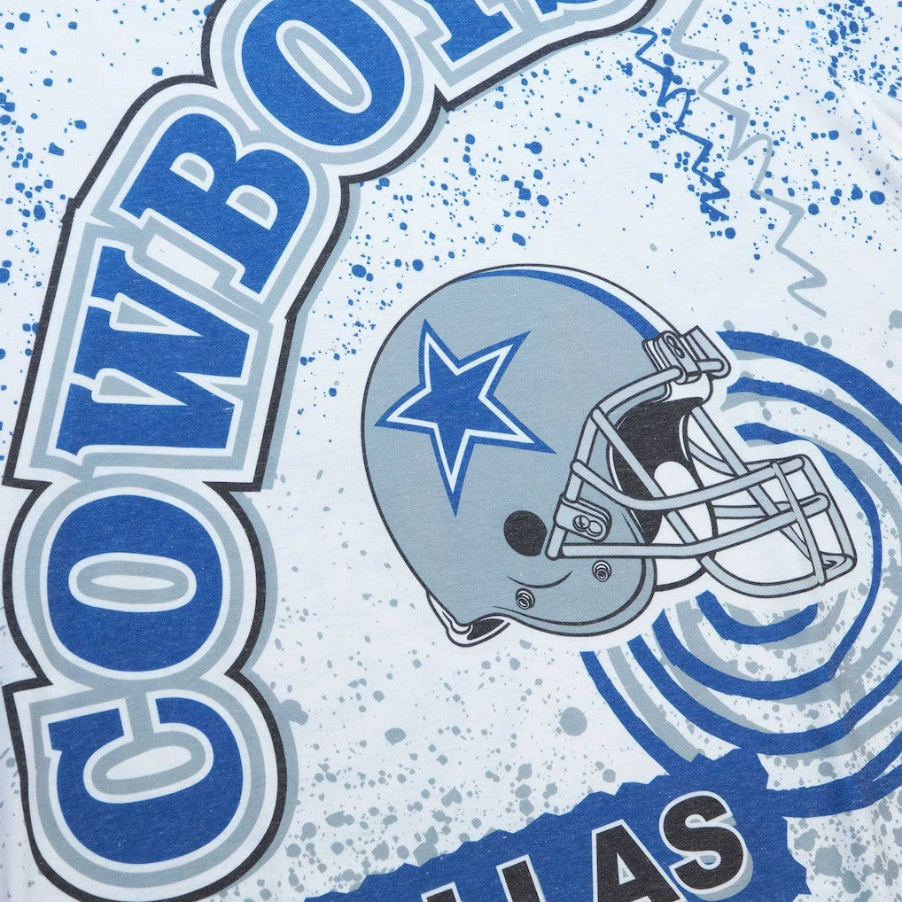 Dallas Cowboys Team Burst Sublimated T-Shirt - White for sale