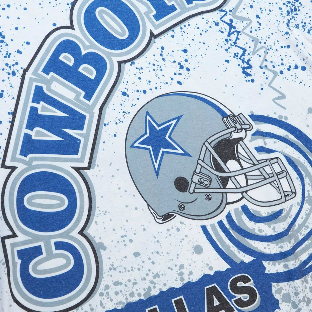 Dallas Cowboys Team Burst Sublimated T-Shirt - White for sale
